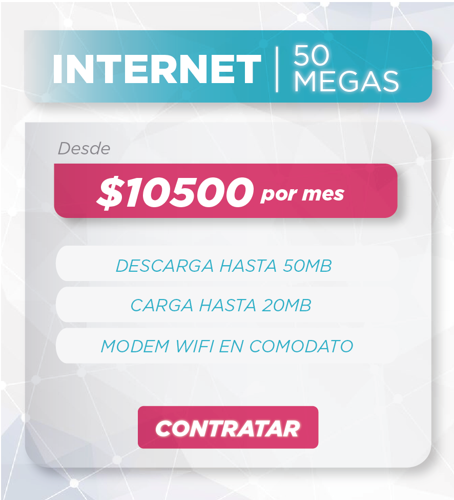 Promo Internet 50 Megas