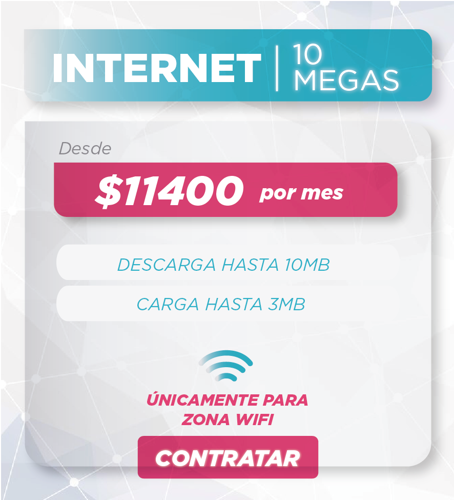 Promo Internet 10 Megas