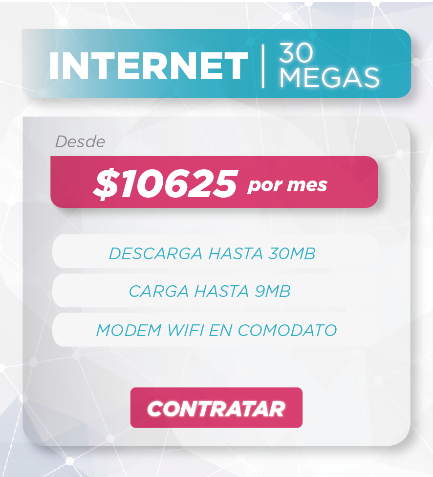 Promo Internet 30 Megas