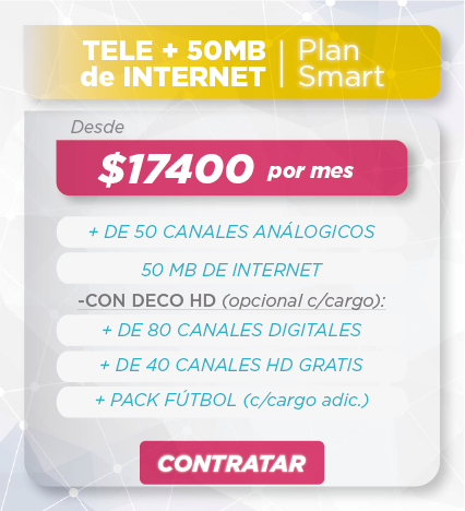 Promo SMART - Tele mÃ¡s Internet 50 megas