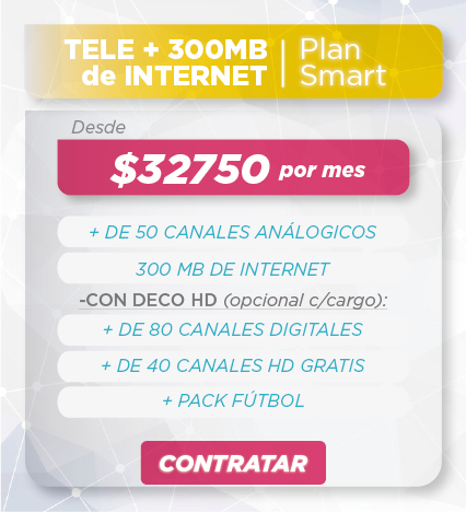 Promo SMART - Tele más Internet 300 megas